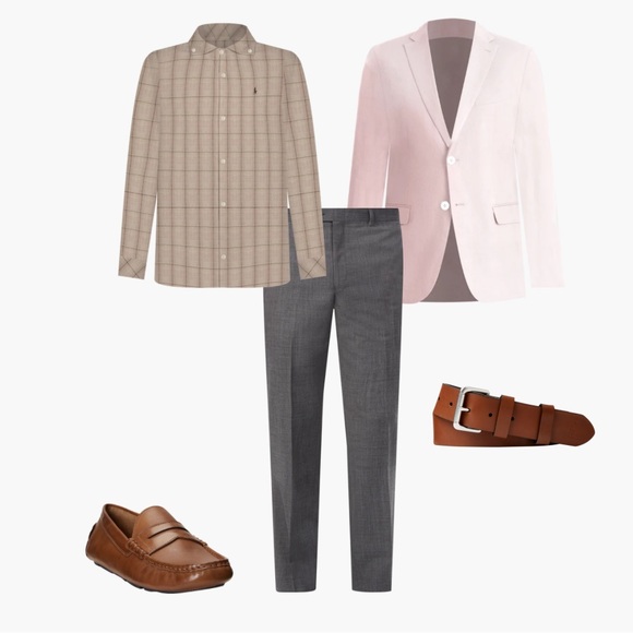 NWT Ralph Lauren Pink All Linen Suit Jacket Mens 38R Lassiter - Picture 7 of 16